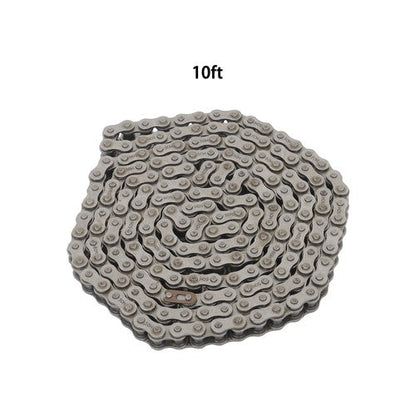 50H Heavy Duty Roller Chain 10 Feet w/Connecting Link with 2 connectors