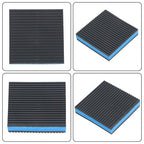 Heavy Duty 4"x4"x7/8" Anti Vibration Mats 8 Pack with EVA Layer