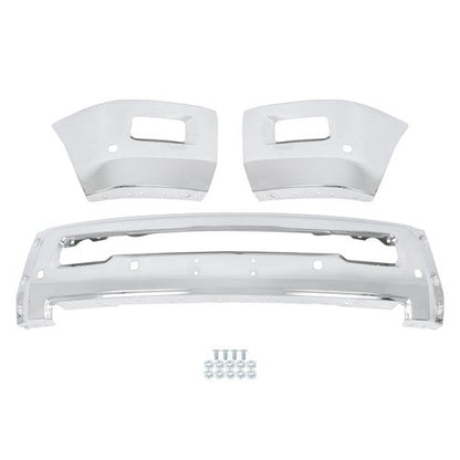 For RAM 2500 3500 2010-2018 Split Style Steel Front Bumper Face Bar Replacement