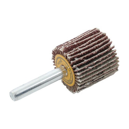 5 Pack 1" x 1" x 1/4" Shank Mounted Flap Wheels 60 Grit Aluminum Oxide
