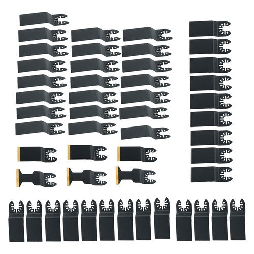 Tool Blades Curved Edge Oscillating Saw Blades 50PCS Titanium Oscillating
