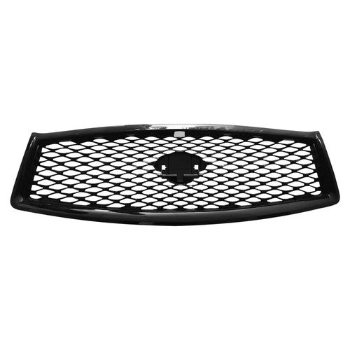 Front Bumper Black Grille Fog Light Cover for 2014-2017 for Infiniti Q50 Sport