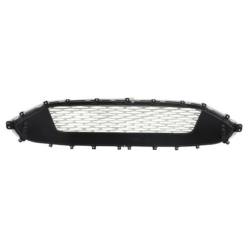 Front Upper + Lower Grill w/ Fog Lights + Chrome Trim For Ford Fusion 2019-2020