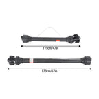 47-67" T6 PTO Shaft PTO Drive Shaft 1-3/8" x 6 Spline End w/Slip Clutch New