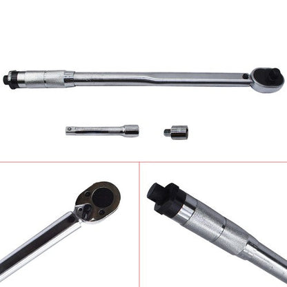 Click Type Ratcheting Pro Snap Drive  28-210NM  1/2" Torque Wrench