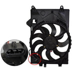For 13-18 Chevy Trax 1.8L Plastic Radiator AC Condenser Electric Cooling Fan