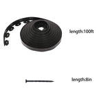 Edge Lawn Border 1.7" 100'No-Dig Garden L-shaped Landscape Edging Border Kit New