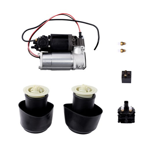 NEW Rear Air Suspension Spring Bag Compressor Valve Block Kit 10-16 For BMW 550i