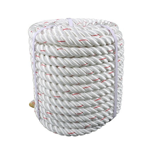 1"×120ft Double Braid Polyester Rope 3400lbs Breaking Strength Strong Pulling