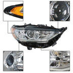 LED DRL Headlight Assembly Headlamps Left+Right Side For Ford Fusion 2017-2019