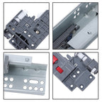 4 Pairs Undermount Drawer Slides 12 inch Undermount Soft Close Drawer Slides