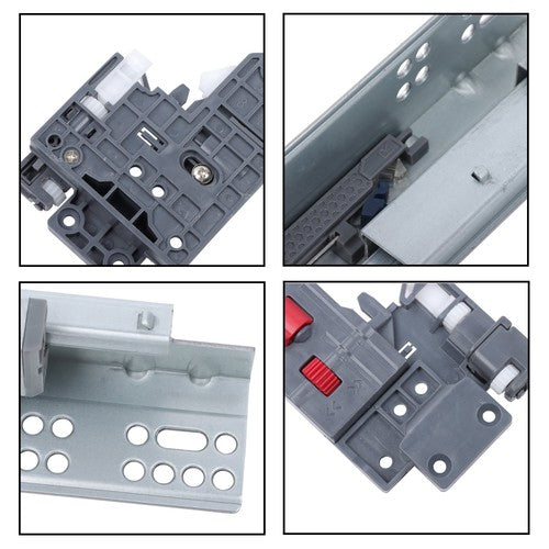 4 Pairs Undermount Drawer Slides 12 inch Undermount Soft Close Drawer Slides