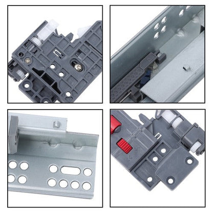 4 Pairs Undermount Drawer Slides 12 inch Undermount Soft Close Drawer Slides