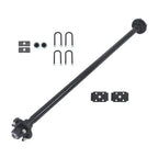 For trailers RVs trucks 4 lug-4' 57' Hub Face Trailer Axle w/ U-Bolt Kit 2000lbs