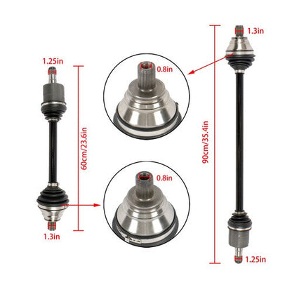 For Volkswagen Jetta Golf Passat CC Rabbit 2005-2018 CV Axle Assembly Front