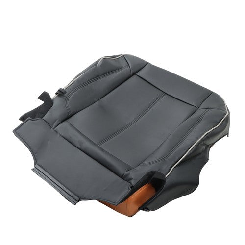 Black For Hummer H3 2006  2007-2010 Passenger Seat Cushion And Backrest Leather