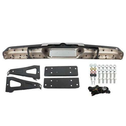Rear Step Bumper Assembly Chrome Steel Fit For 1997-2003 2004 Dodge Dakota
