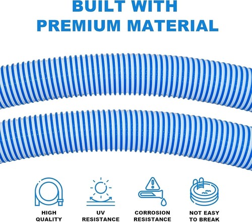 6 Pack Pool Cleaner Hose for Zodiac X7 T3 T5 MX6 MX8, 39" Twist Lock Hoses