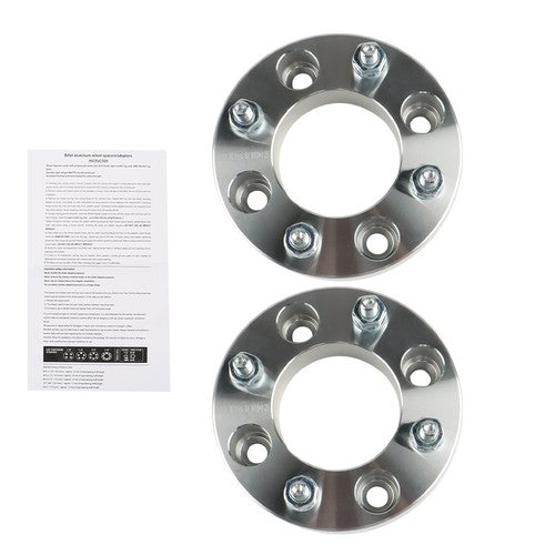 For Suzuki Silver 2Pcs Wheel Spacers 4x110 1.5" 74mm Hub Bore M10x1.25