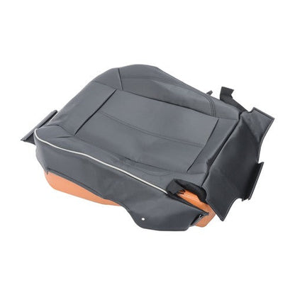 Driver Bottom Seat Cover For Hummer H3 2006-2009 2010 Black Leather Replacement
