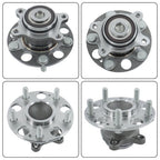 2x Rear Wheel Bearing & Hubs For Honda Civic Wheel Bearing Hub w/ ABS 1.8L LX DX