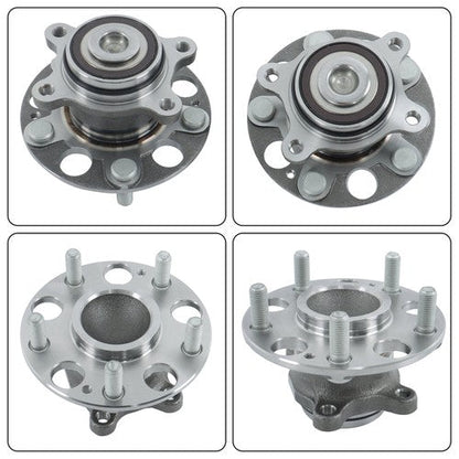 2x Rear Wheel Bearing & Hubs For Honda Civic Wheel Bearing Hub w/ ABS 1.8L LX DX