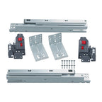 1 Pairs Undermount Drawer Slides 12 inch Undermount Soft Close Drawer Slides