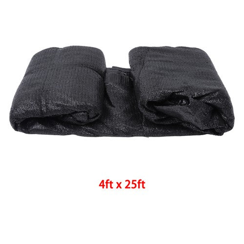 4FT by 25FT Heavy Duty Garden Privacy Fence Barrier Net With Zip Ties