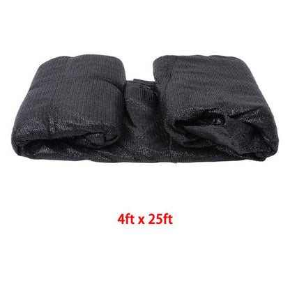 4FT by 25FT Heavy Duty Garden Privacy Fence Barrier Net With Zip Ties
