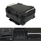 22L Black Motorcycle Luggage Waterproof Tail Box Scooter Trunk Storage Top Case