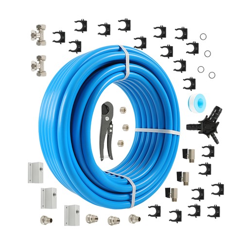 1 Set M7500 100 Feet Compressed Air Line System Piping Kit 3/4-Inch Pipe