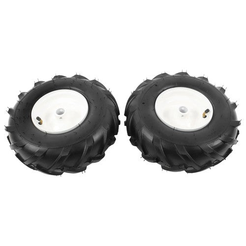 13x5.00-6" Rubber Tiller Tire & Wheel 1" Axle Size For Garden Tractor Tire 2Pack