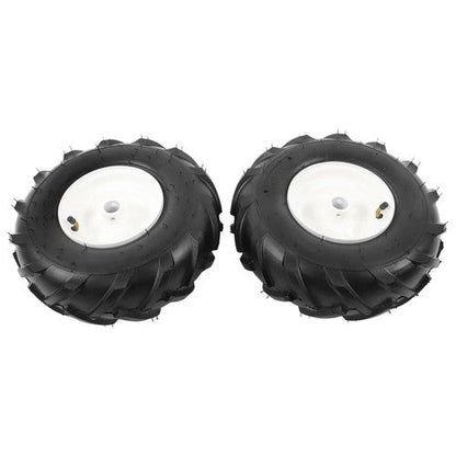 13x5.00-6" Rubber Tiller Tire & Wheel 1" Axle Size For Garden Tractor Tire 2Pack