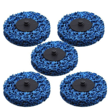 5 Pack Quick Change 3" Easy Strip & Clean Discs for Paint Rust