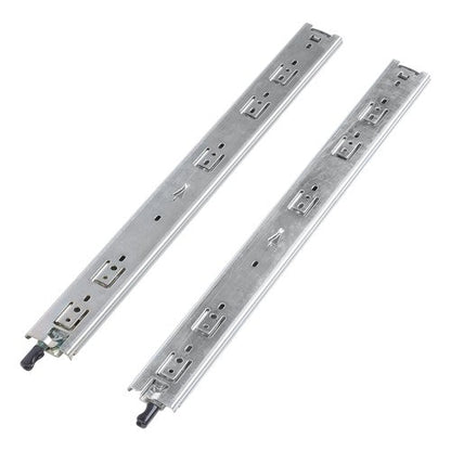 1 Pair of 22" Locking Drawer Slides Full Extension & Lock 150 lb Load Capacity