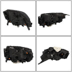 Clear Full LED Passenger Black For Nissan Frontier 2022-2024 Headlight Headlamp