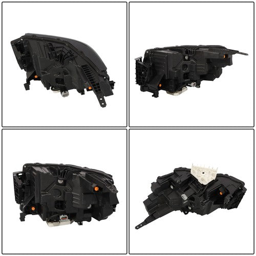 Clear Full LED Passenger Black For Nissan Frontier 2022-2024 Headlight Headlamp
