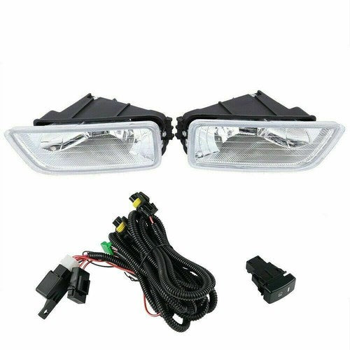 Front Upper Grille Bumper Grill Fog Lights for 2006-2007 for Honda Accord Sedan