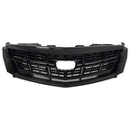 Fit 2013-2017 Cadillac XTS Front Bumper Black Upper Grille Lower Grill 2PCS