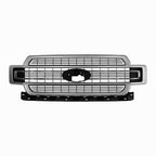 Ingot Silver Front Bumper Grille Grill For 2018-2020 Ford F-150 F150 Limited