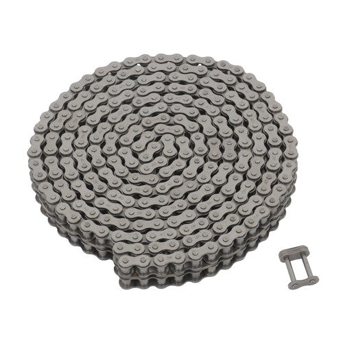 #40 Roller Chain 10 Feet With 2 Connecting Links Carbon Steel