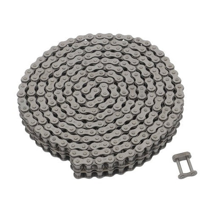 #40 Roller Chain 10 Feet With 2 Connecting Links Carbon Steel