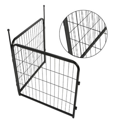 12 Panels 24x24 inch Dog Playpen Crate Fence Pet PlayPen Exercise Cage