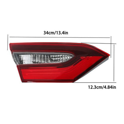 Driver/Left For Toyota Camry 2021-2023 Halogen Type Tail Light Clear & Red Inner