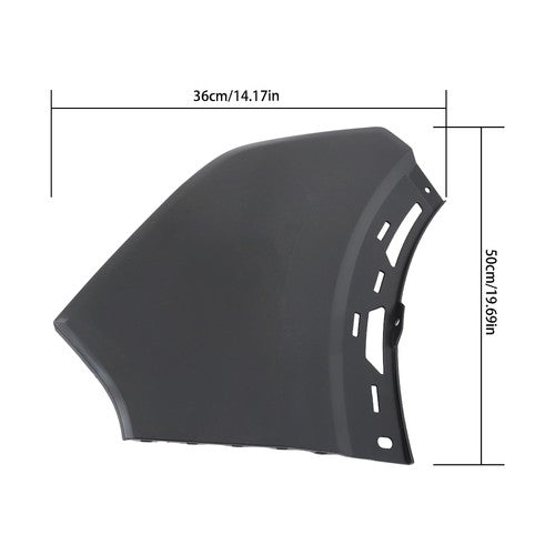 Fit For Nissan Kicks 2025 New RH Black Front Bumper Corner Wrap Passenger Side