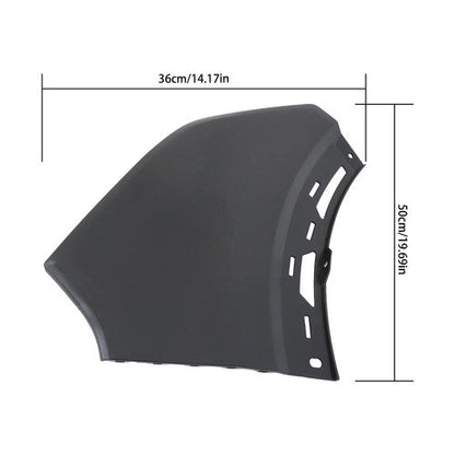Fit For Nissan Kicks 2025 New RH Black Front Bumper Corner Wrap Passenger Side