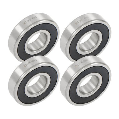 4Pcs 63/28-2RS Bearings 28×68×18mm Double Rubber Seals Deep Groove Ball Bearing