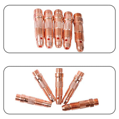 TIG Torch Gas Lens Collet Body Kit 67pcs for DB SR WP17 18 TIG Welding Torch