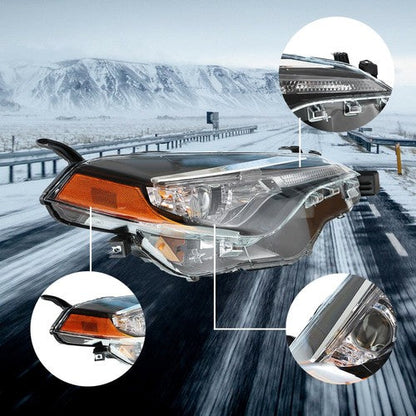 For Toyota Corolla L Le Eco 2017-2019 Headlight Projector Set Halogen L+R Clear