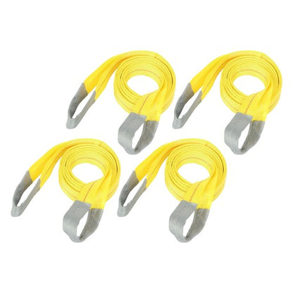 4Pack 10ft × 2in Lift Sling Straps Heavy Duty Lifting Slings Web Sling 14000lbs